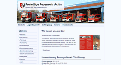 Desktop Screenshot of feuerwehr-achim.de